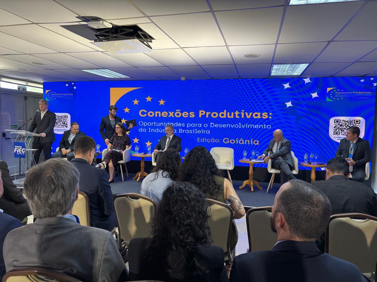 Sinduscon Goiás participa do Conexões Produtivas, realizado na sede da FIEG
