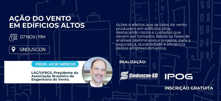 acao do vento em edificios altos evento